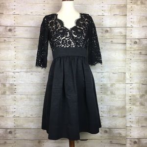 Eliza J Lace Dress 3/4 Sleeves Size 8